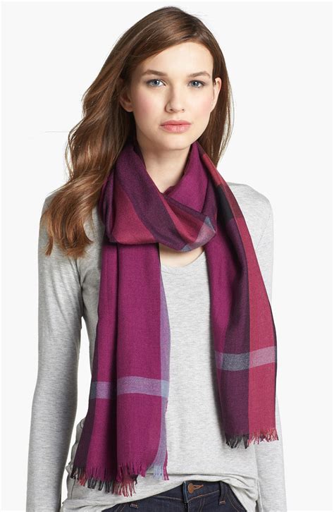 burberry silk and cashmere scarf|burberry cashmere scarf for women.